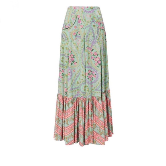 Spell City Lights Maxi Skirt Small - Picture 4 of 9